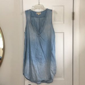 Cloth & Stone 100% tencel denim dress